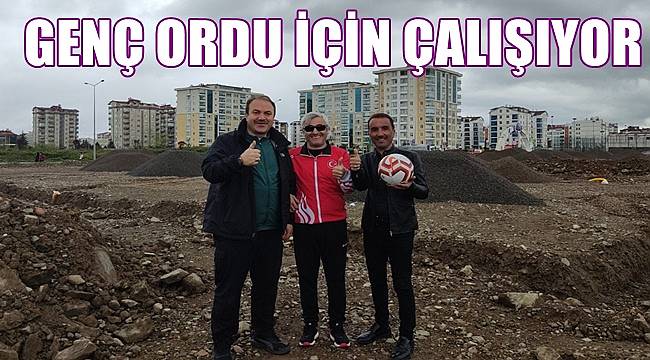 Ordu'da B1 Futbol Sahası Yapılıyor