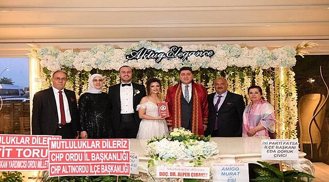 Ordu'da Gülşen İrem Pazar ile Metehan Kanber evlendi