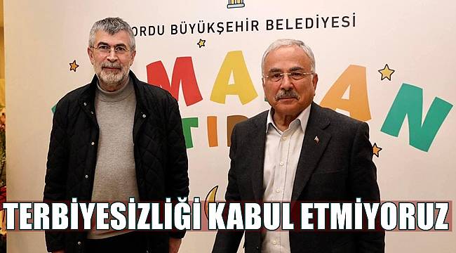 Ordu'da Haluk İpek'e tepkiler dinmiyor