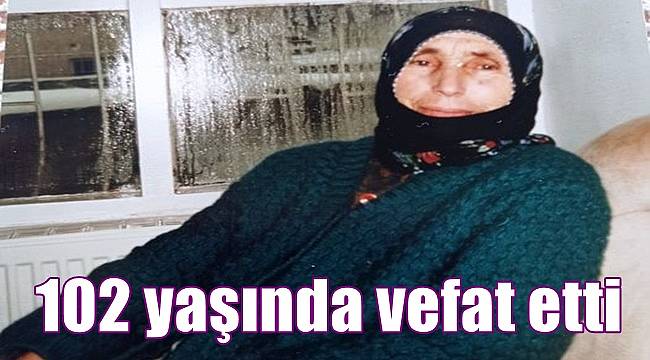 Ordu'da Kamile Nine 102 yaşında vefat etti