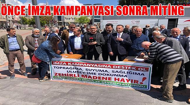 Ordu'da maden aranmasına karşı miting düzenlenecek