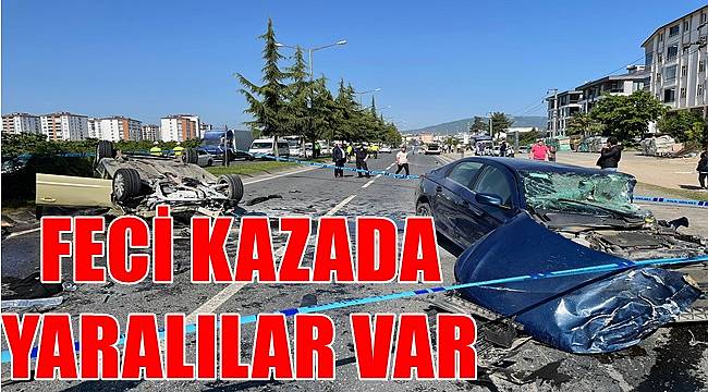 Ordu'da sabah meydana gelen trafik kazasında 2'si ağır 6 kişi yaralandı