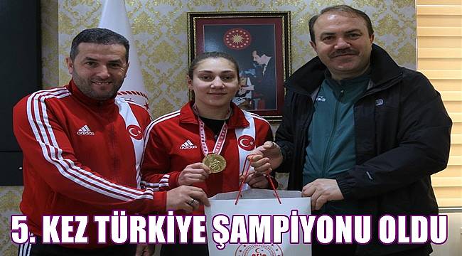 Ordulu Boksör Gamze Soğuksu 5. kez Türkiye şampiyonu oldu