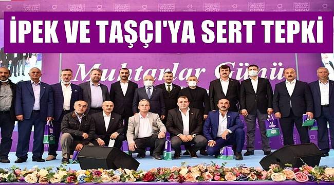 Ordulu Muhtarlardan  AK Partili Haluk İpek'e 'Dangalak' tepkisi