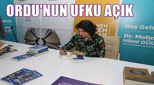 Ordulu ünlü Kalp Cerrahı Dilek Gürsoy Ordu'da kitaplarını imzaladı