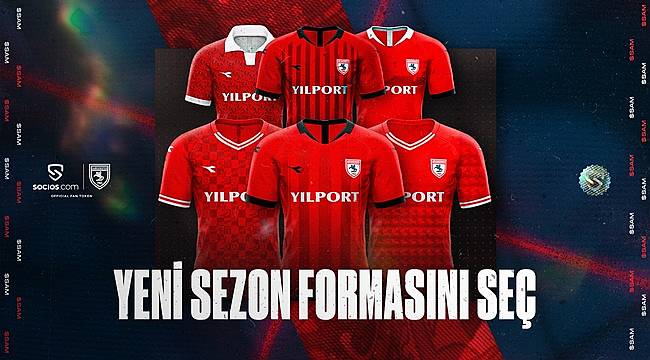 Samsunspor&#039;un yeni sezon formasını taraftar seçecek