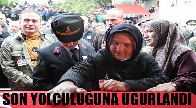Şehit Uzman Çavuş Mümin Çarkcı Samsun'da toprağa verildi