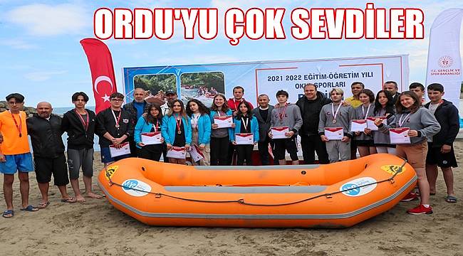 Türkiye gençler rafting şampiyonası sona erdi