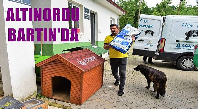 Altınordu Belediyesi Bartın'a yardıma koştu