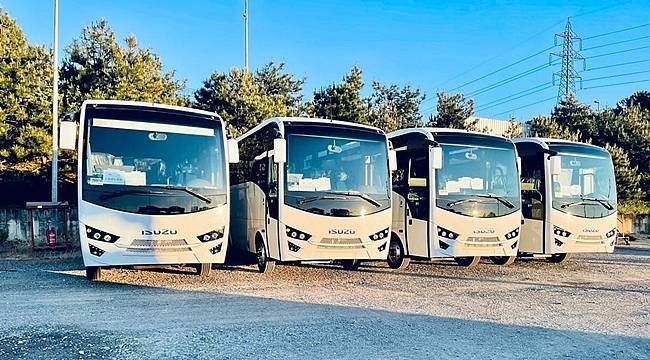 Anadolu Isuzu&#039;dan Azerbaycan&#039;a midibüs teslimatı