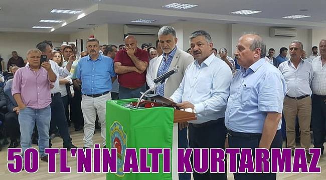 Arslan: Fındıkta 50 TL'nin altı kurtarmaz