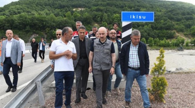 Bakan Karaismailoğlu Sinop Ayancık'ta