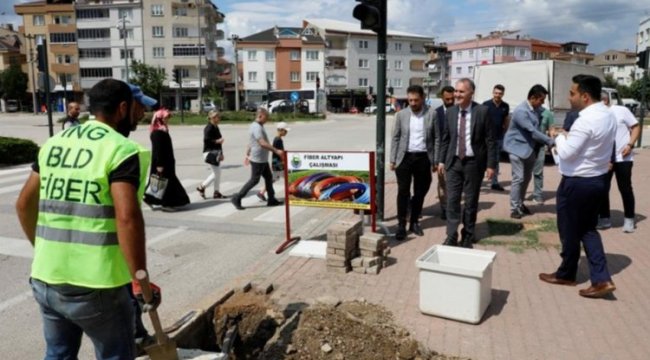 Bursa İnegöl'e fiber optik altyapı