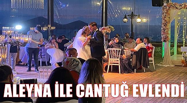 Kaleci Cantuğ Temel ile Aleyna Özcan evlendi