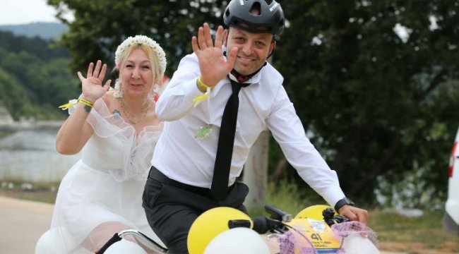 Kocaeli Kandıra'da pedala kuvvet!