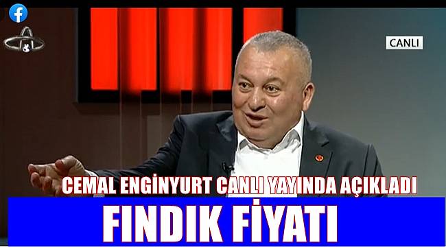 Milletvekili Cemal Enginyurt fındık fiyatını açıkladı