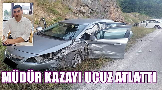 Ordu'da Belediye Yazı İşleri Müdürü Kaza Yaptı