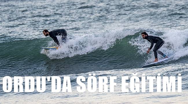 Ordu'da bin 350 kişiye sörf eğitimi verildi
