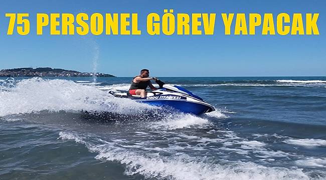 Ordu&#039;da boğulmalara müdahale edecek ekip göreve başladı