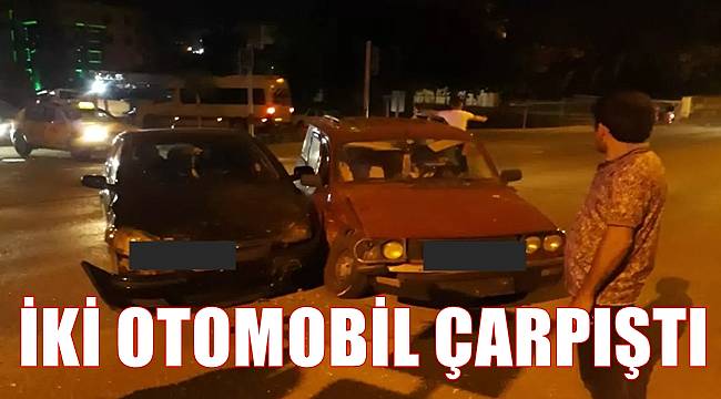Ordu'da iki otomobil çarpıştı iki kişi yaralandı