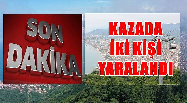Ordu'da motosiklet kazasında iki kişi yaralandı