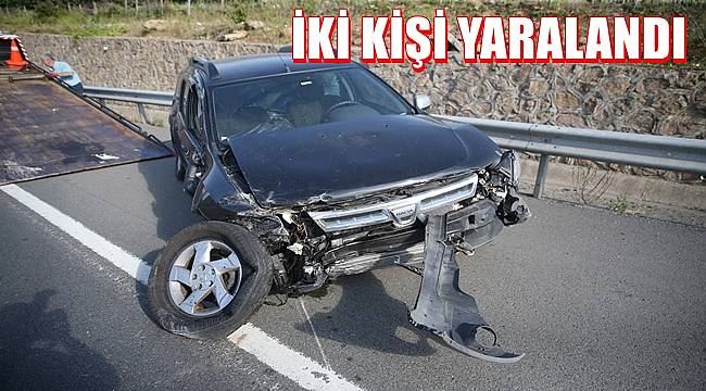 Ordu&#039;da trafik kazasında iki kişi yaralandı