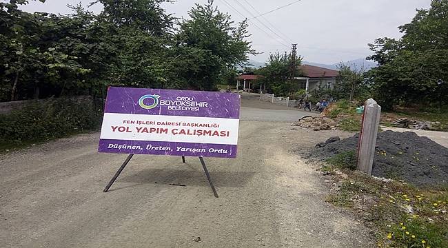 Ordu'da yol seferberliği