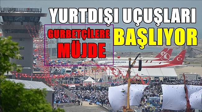 Ordu Giresun Havalimanı&#039;ndan yurtdışı uçuşları Almanya seferleriyle başlıyor