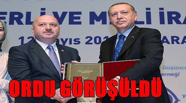 Ordu Milletvekili Gündoğdu Cumhurbaşkanı Erdoğan ile görüştü