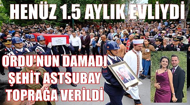 Ordu&#039;nun damadı Şehit Astsubay Oğuzhan Arduç Eskişehir&#039;de toprağa verildi