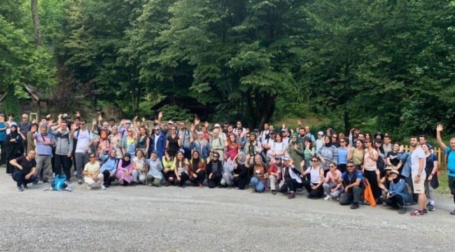 Sakaryalı doğaseverler Yanık Vadisi’nde buluştu