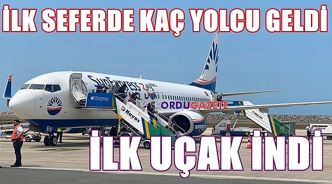 SunExpress Ordu Giresun- Duesseldorf seferlerine başladı