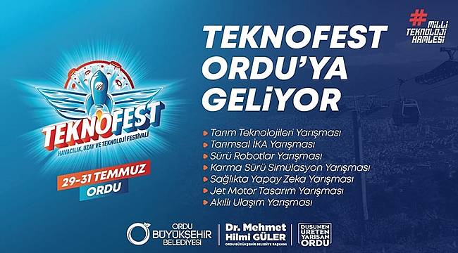 Teknofest Ordu'ya geliyor