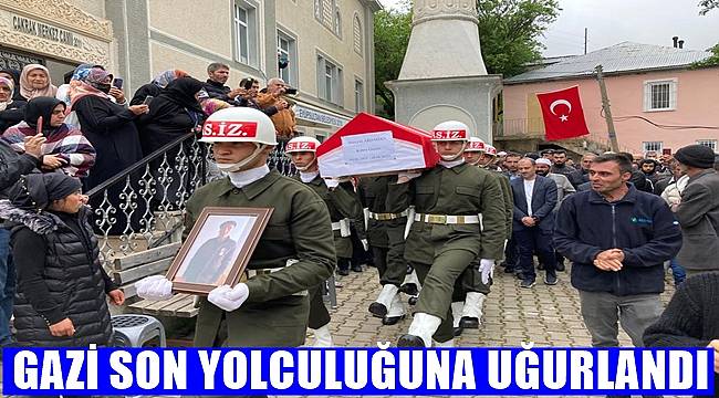 Trafik kazasında ölen Kıbrıs Gazisi son yolculuğuna uğurlandı