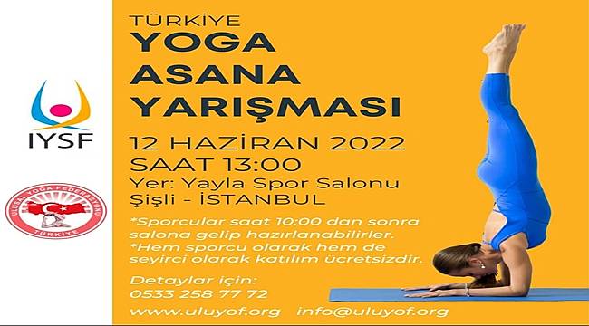 Türkiye Yoga Asana Yarışması yapılacak