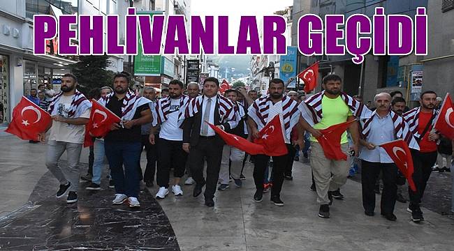 Altınordu Yağlı Güreşleri öncesi kortej yürüyüşü yapıldı