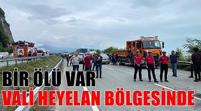 Artvin'de heyelanda bir kişi hayatını kaybetti