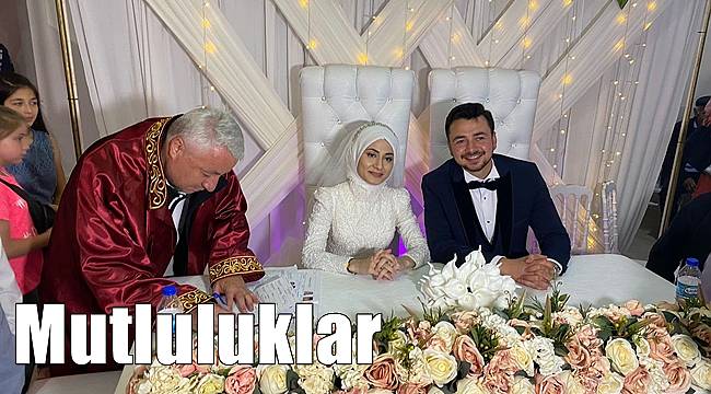 Av Ayşenur Yinaç ile Av Mertcan Yücesoy Ordu'da evlendi