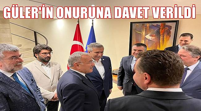 Başkan Güler'in onuruna Belçika'da davet verildi