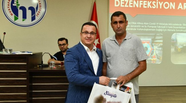 Bursa Mustafakemalpaşa'da 'ayın personeli' motivesi