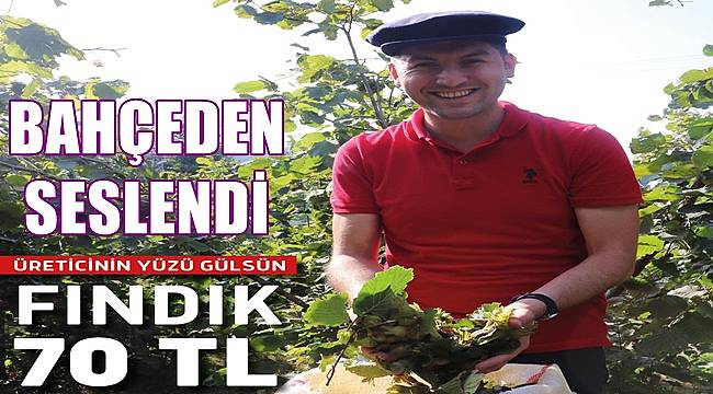 CHP Başkan Tepe; Fındık 70 TL olsun