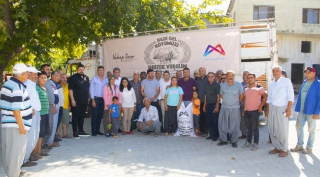 Çiftçiye  bedava 125 koyun, 4 ton yem