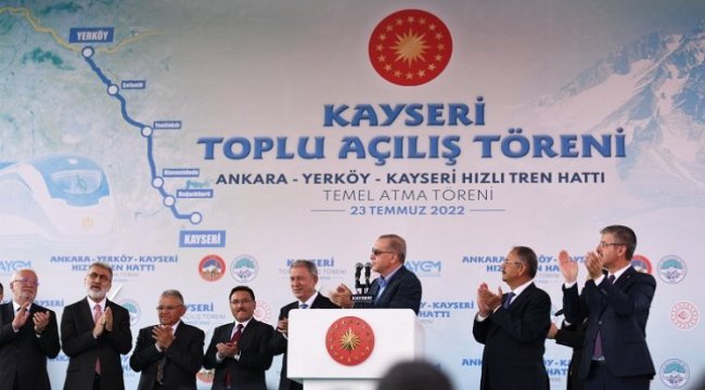 Cumhurbaşkanı Erdoğan'dan Kayseri'ye 54 milyarlık müjde