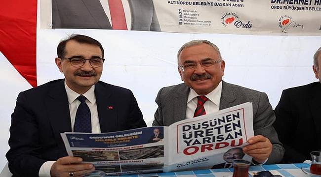 Enerji Bakanlığı'ndan Ordu Büyükşehir Belediyesi'ne destek