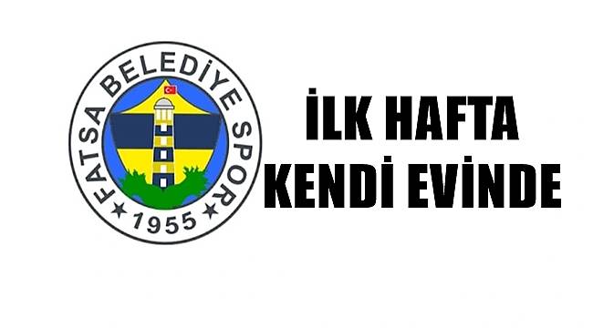 Fatsaspor Belediyespor'un fikstürü belli oldu