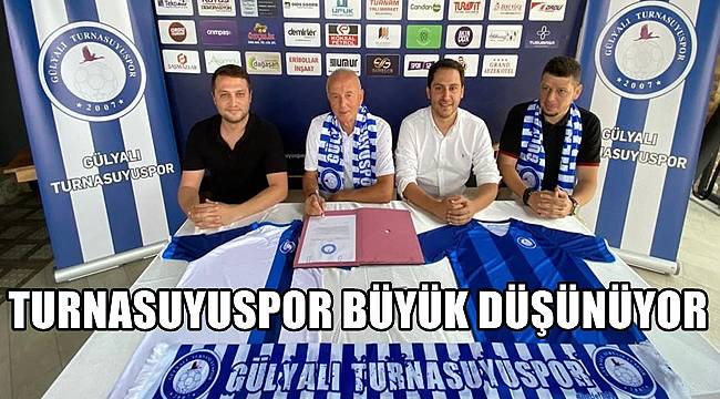 Gülyalı Turnasuyuspor Şükrü Bekiroğlu &amp; Oğuz Aksu'ya emanet