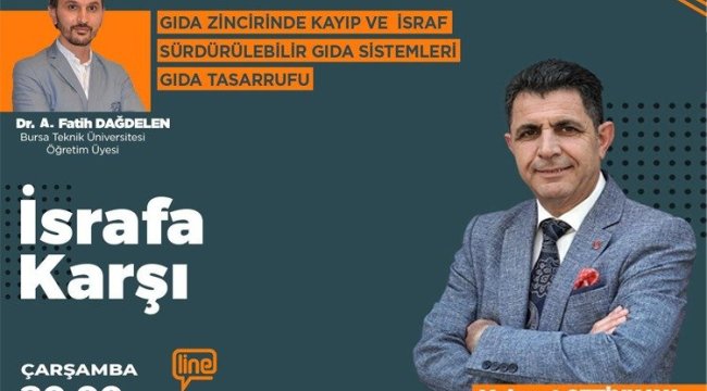 'İsrafa Karşı'nın bu haftaki konuğu Dr. A. Fatih Dağdelen