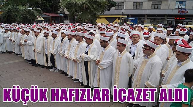 Küçük hafızlar icazet aldı