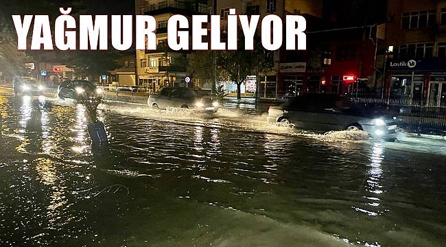 Meteorolojiden yağış uyarısı