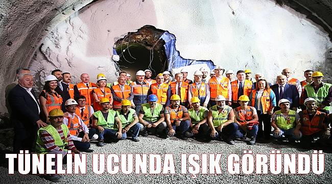 Ordu'da Akçatepe Tüneli'nde ışık göründü